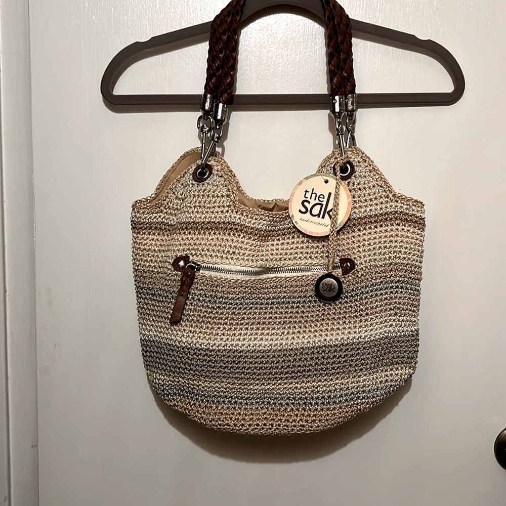 The Sak hand-crocheted handbag